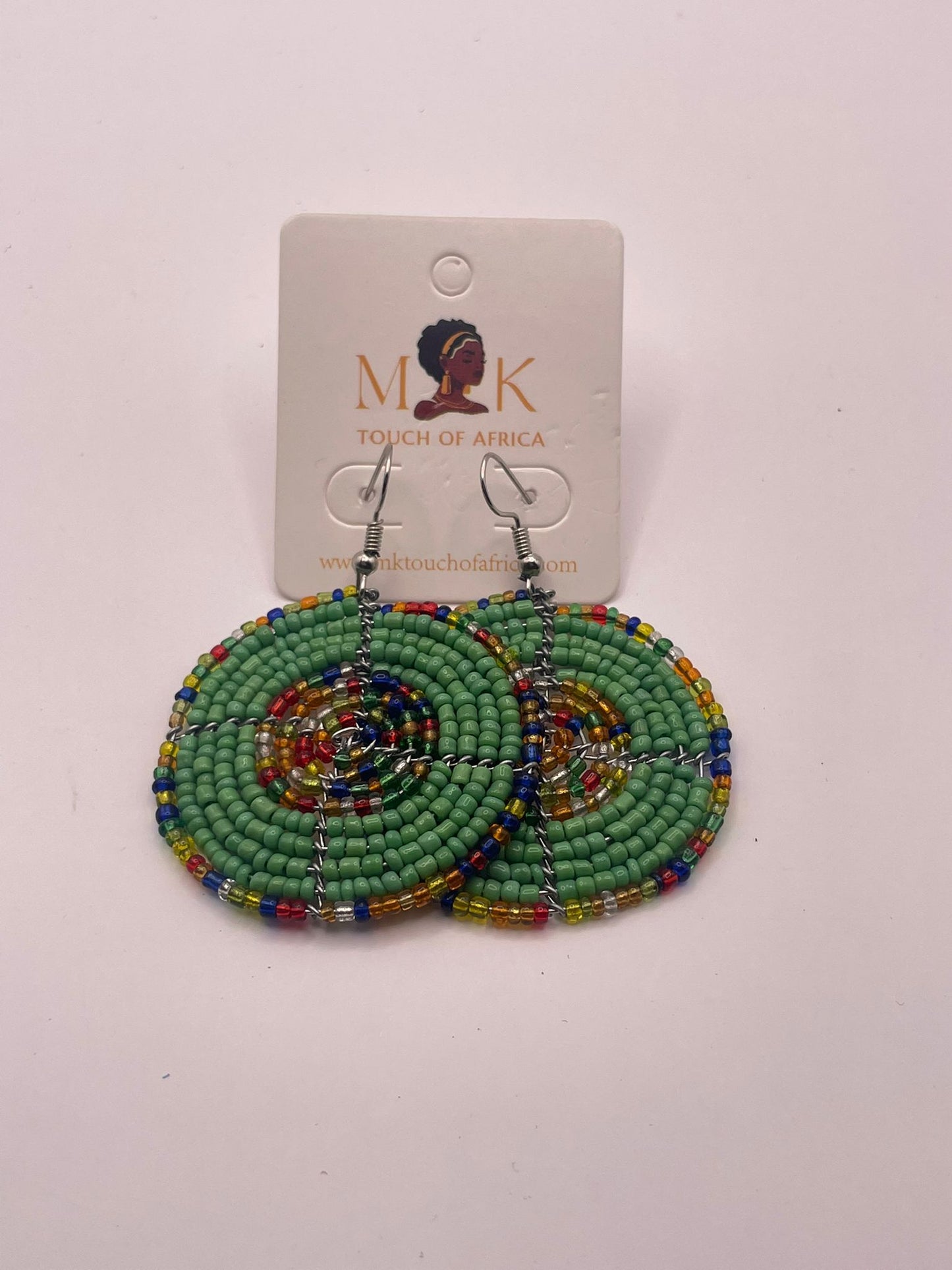 Krobo Rainbow Earrings