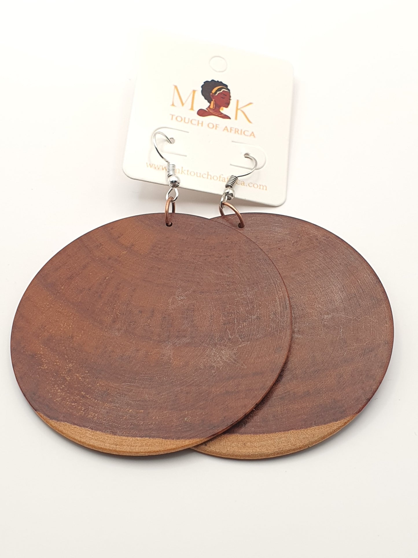 African Soul Wooden Earrings