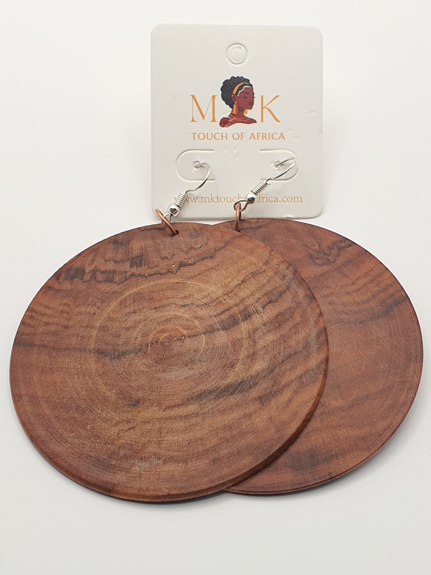 African Soul Wooden Earrings