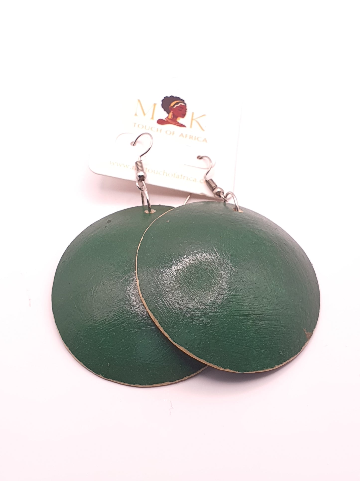 African Soul Wooden Earrings