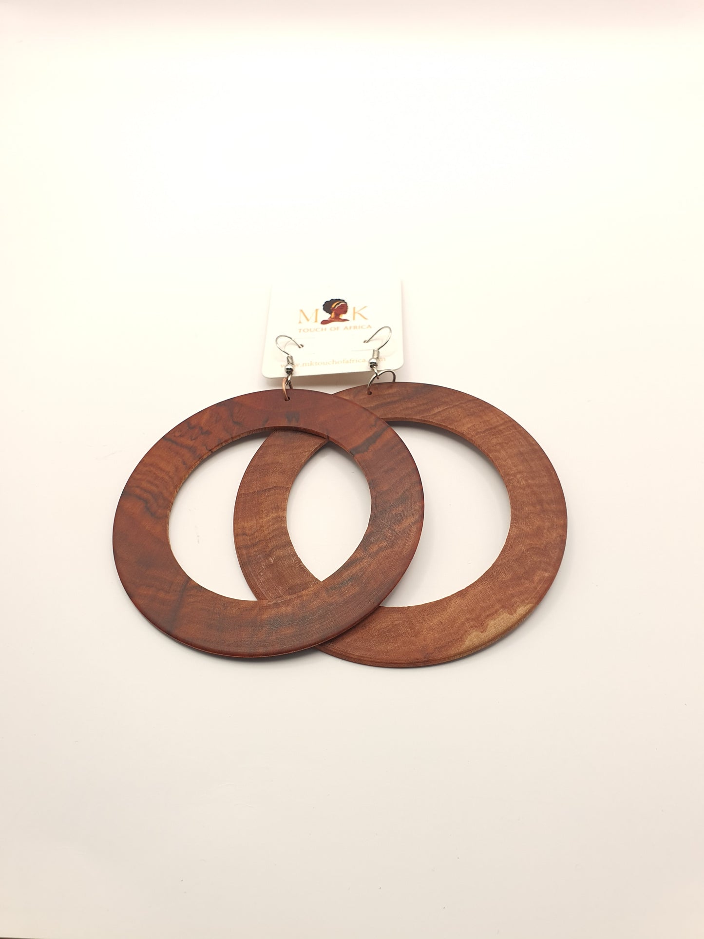 African Soul Wooden Earrings