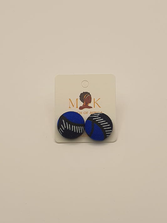 Runako Button Earrings M